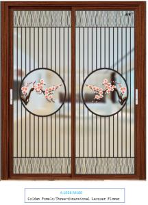 China Beautiful Heat-Insulating And Sound-Proof Sliding Doors For Study, Restaurant And Balcony factory