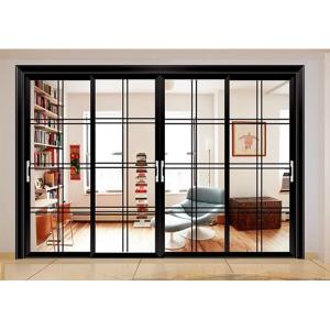 China 10 Layers Aluminum Stacking Double Glazed Lift And Double Tempered Glass Lift Sliding Doors factory