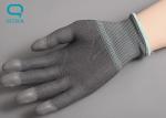 Pu Carbon Fiber Cleanroom Gloves Customized Logo Print XS-XXL Size