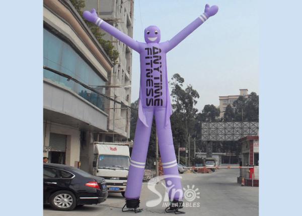 4 to 8 meters high anytime fitness advertising inflatable dancing man with