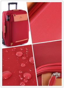 China FDY 420D polyester fabric with PVC backing waterproof for bags factory