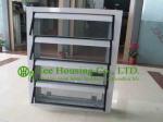 Hurricane-proof Aluminum Glass Louvered windows With Removable Screen,Jalousie