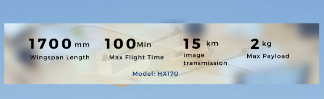 Aerial Mapping Military VTOL UAV 90 Minute Flight Time 2KG Payload Capacity