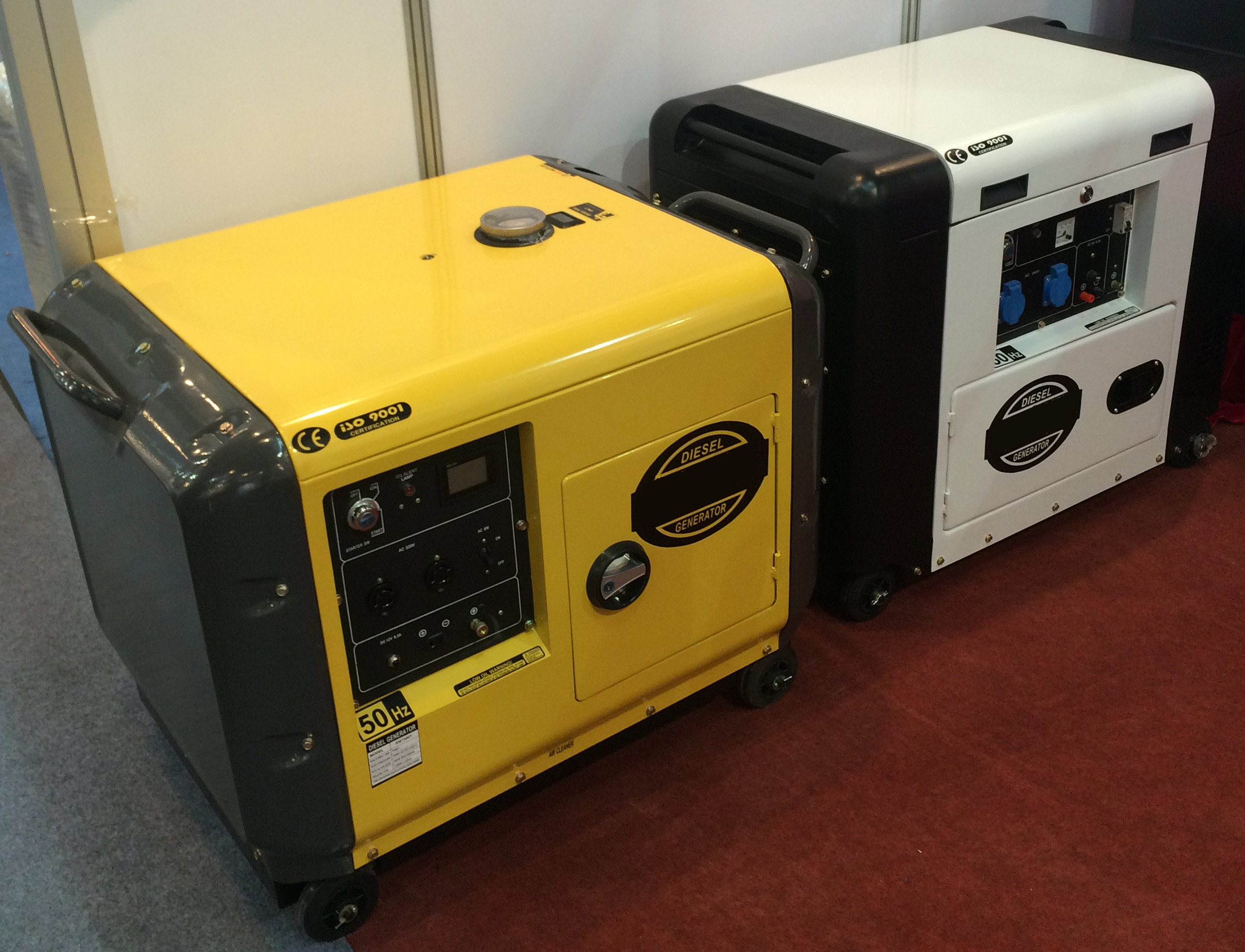 AC 5kva Motor Small Portable Generators Diesel Electric Start