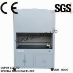Lab Laminar Chemical Fume Hoods Glass Window Electrical Controlled Glass
