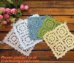 Hand made crochet doily, table cloth, Different styles of different Placemat