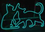 DC 12V Acrylic Silicone 200cm EU Plug LED Neon Sign