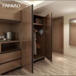 Hotel Project Wardrobe Manufacturer Hotel Bedroom Customized Sliding or Hinged