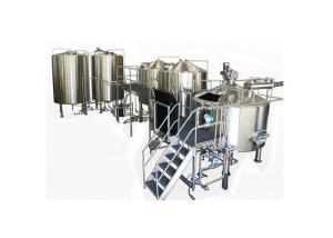 China 10HL Semi - Auto Control 3 Vessel Brewing System 1000L Commercial Brew Kettles factory