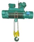 2 Ton Electric Wire Rope Hoist With Motorized Trolley Large Toque Stable