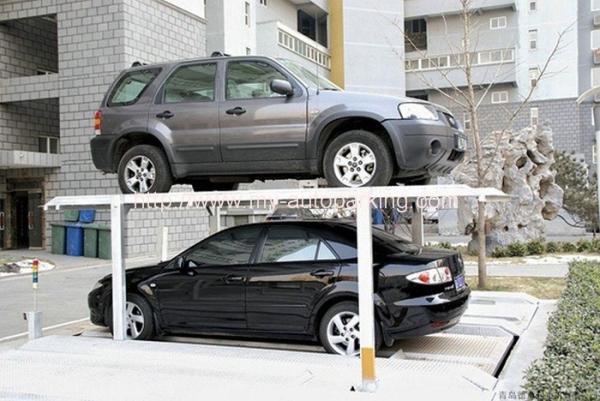 2-3 Cars Residential Pit Garage Parking Car Lift Car Lifts for Home Garages