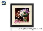Flower Pattern 5D Pictures 40x40cm Framed Bedroom Wall Image SGS Certificated