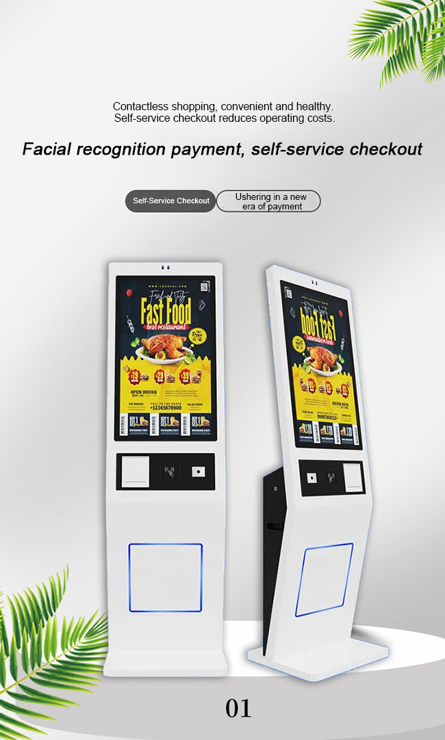 All-in-One Self-Order Kiosk for Retail Dining and Entertainment Venues