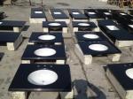 Black Bathroom Vanity Countertops 2cm / 3cm Thickness 4" / 6" Back Splash
