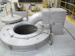 Cap 1000kg Aluminum Melting Furnace Natural Gas NG For Die Casting Tempperature