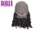 180 Density Human Hair Lace Front Wigs Pre Plucked Malaysian Water Wave Bob Wigs