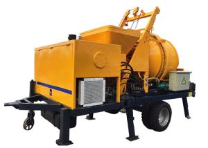 China Hydraulic remote control 30m3/h peristaltic mobile diesel concrete mixer pump machine factory