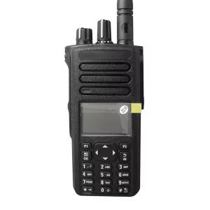 China DP4801E Strong Signal Professional Digital Black Outdoor Long Range Walkie Talkie factory