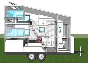 China Fireproof Material Prefab Mobile Homes , Premade Mobile Homes 50 Years Lifetime factory