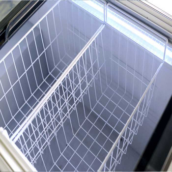 Island Sliding Door Deep Freezer Jumbo Combined Cabinet Automatic Defrost