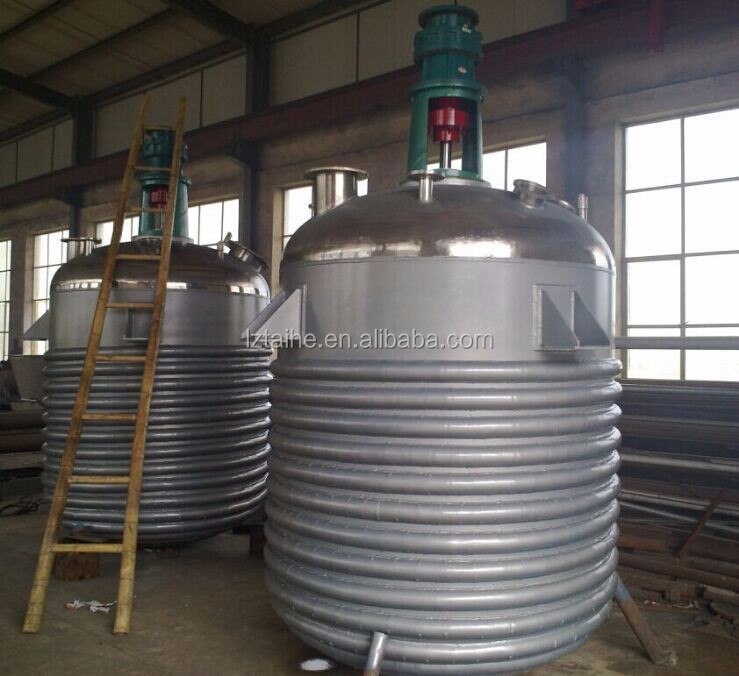 1000L PTFE Lined Electric Heating Jacket Reactor for Continuous Stirred Tank Reaction