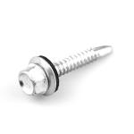 Customized Corroshield Self Drilling Hex Washer Screw with Bonded Washer Ruspert