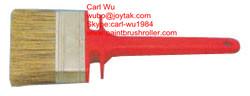 China Natural pure bristle Chinese bristle synthetic mix shed fence paint brush wood handle plastic handle 5 inch WB-001 factory