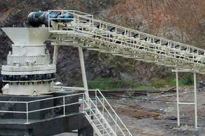 China Sandstone Feeding 460mm 1643t/H Spring Cone Crusher factory