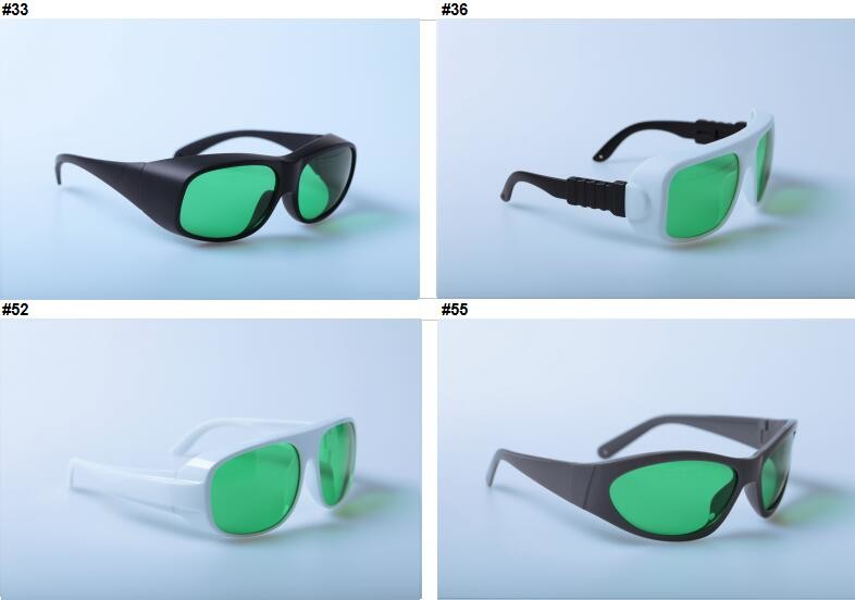 High Quality Eye Protection Security Laser Safety Glasses For Red & Diode Laser With CE Certificate