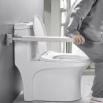 Elderly Care Toilet Foam PU Armrest Handrail Armrest Grab Bar Commode Armrest