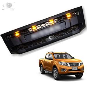 China Auto Parts Exterior Body Kits 5cm LED Style Black Chrome Front Grille With LED factory