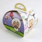 Top Seller Cute Cartoon Peppa Pig , Happy Lamb , Bear Cupcake Muffin Cake Boxes