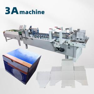 1100 Model Automatic 46 Corner Folder Gluer Press Semi Auto Folder Gluer Machine with PLC