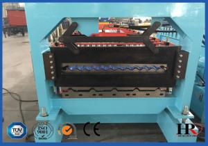 China Galvanized Roofing Sheet Double Deck Roll Forming Machine 16mm factory