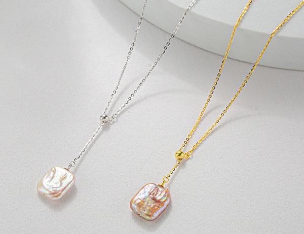 Baroque Pearl Necklace Pink Cultured Baroque Irregular Freshwater Pearl Choker