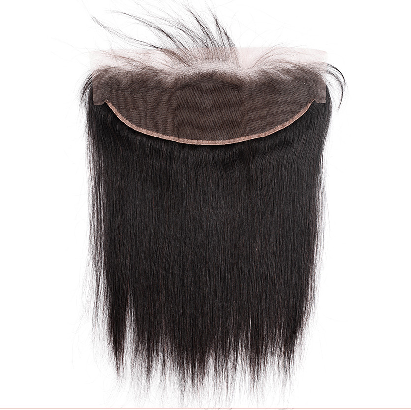 Swiss Human Hair Lace Frontal 13x4 Virgin Thin Transparent Closure Pre Plucked