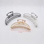 Alloy Big Large Metal Claw Hair Clips Gold Silver Gun Black 11.5cm