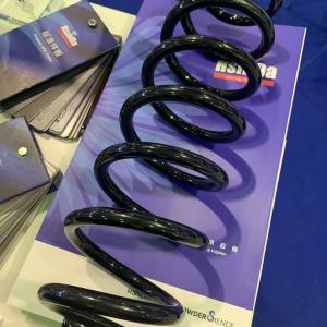 China RAL9005 Black Gloss Color Epoxy Polyester Powder Coating for Car Spring factory