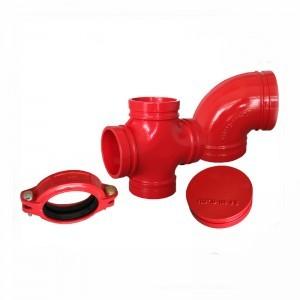 China Customerized anti Corrosion Fire Fighting Grooved Double Claw Clamp factory