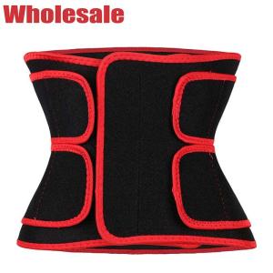 China Velcro Button Waist Trimmer Belt Medium Workout Stomach Band factory