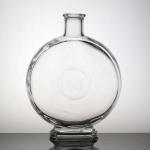Customized Surface Handing Football Shaped Glass Bottle for Unique Alcohol