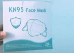 White KN95 Respirator Mask Efficiency Hospital Protective Mask / Disposable