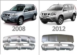 China Plastic Car Bumper Protection Skid Plates for 2008 2012 Nissan X-TRAIL(ROGUE) factory