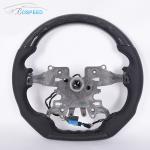 Smooth Customization Defender Leather Steering Wheel Land Rover Real Carbon