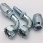 Reusable JIC Thread 3/4" Elbow Hydraulic Hose Ferrules