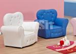 Princess Crown PVC Leather Childrens Sofa Chair No Assembly Required Top Grade