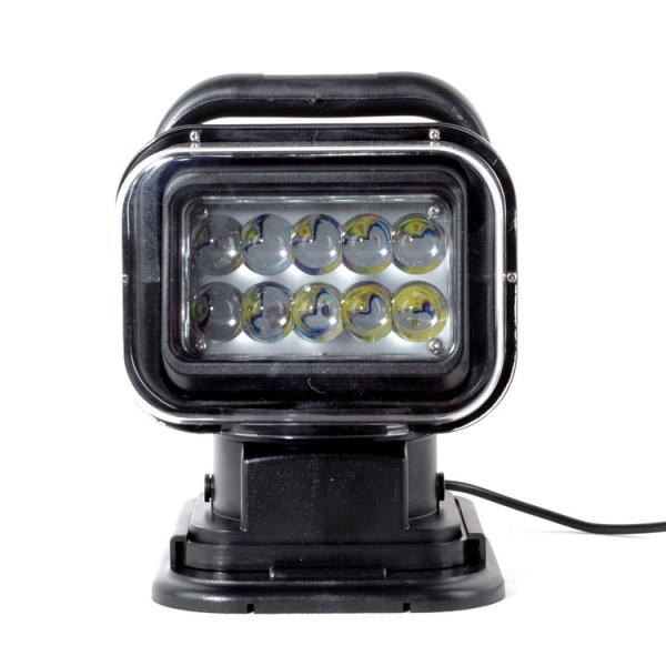 50W 4000lumens 12DV Cree LED Marine Remote Control Spotlight Offroad Truck Car