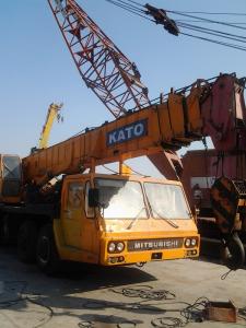 China Used Kato NK500 truck cranes factory