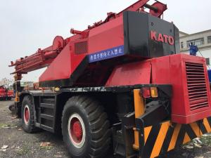 China 4WD Second Hand Cranes , Used Rough Terrain Crane KATO KR-25H-3 25 Ton factory
