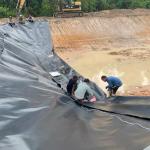 Dam Liner 0.3-2.5mm HDPE Geomembrane for Reservoir Mining Shrimp Farm Pond